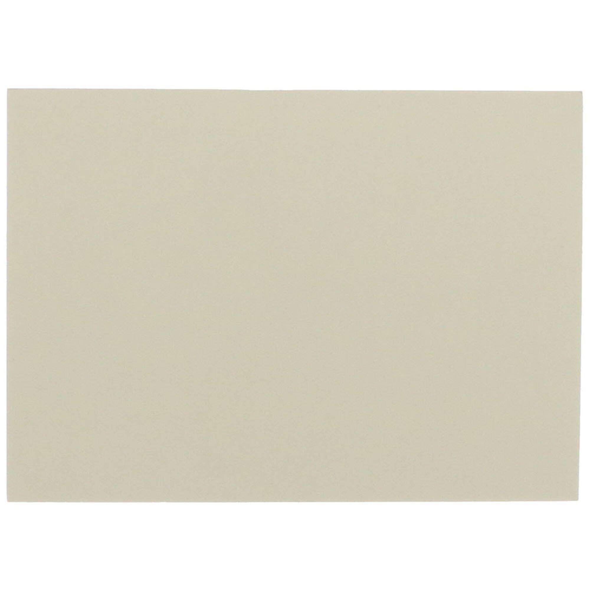 JAM Paper 3.5" x 4.875" Ivory Blank Flat Note Cards